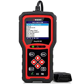 【中古】【輸入品・未使用】VIDENT iEasy320HD ヘビーデューティトラック OBD2スキャナー チェックエンジン トランスミッションブレーキ 燃料スキャンツール ヘビーデューテ