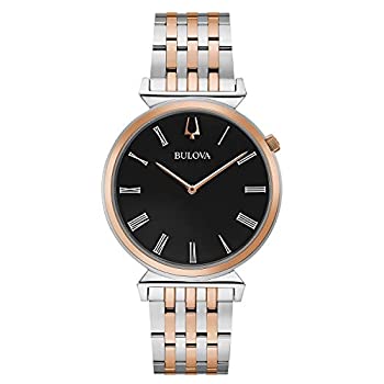 【中古】【輸入品・未使用】Bulova 96A234 メンズクラシックレガッタブラックダイヤルブレスレットウォッチ