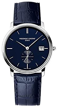 【中古】【インポート品・未当て嵌める】Frederique Constant か細い伝達ルート クォーツムーブメント 青み文字盤 メンズウオッチ FC-245N4S5 白いこと文字盤/ FC-245S4S6。
