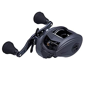 【中古】【インポート品・未当て嵌める】Abu Garcia Revo Toro Beast ロープロファイル ベイトキャスト フィッシングリール 黒いこと 60-左