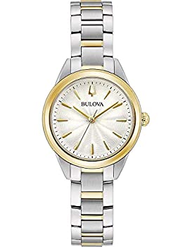【中古】【インポート品・未当て嵌める】Bulova Sutton - 98L277 ツートーンイエロー 一大きさ