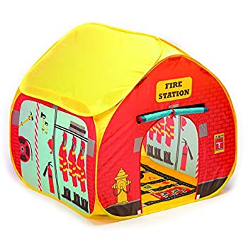 【中古】【輸入品・未使用】Fun2Give Pop-It-Up Firestation Tent with Streetmap Playmat Playhouse by Fun2Give｜スカイマーケットプラス 9,898円