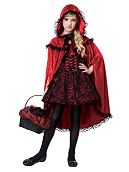 【中古】【輸入品・未使用】(Large) - Red Riding Hood Deluxe Kids Costume