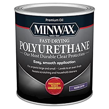 【中古】【輸入品・未使用】Minwax 63010444 速乾 ポリウレタン 透明仕上げ 1クォート 光沢