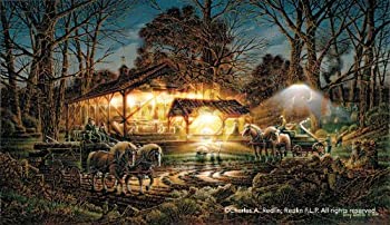 【中古】【輸入品・未使用】建物のコミュニティby Terry Redlin Limited Edition印刷の9500署名番号付き|スカイマーケットプラス