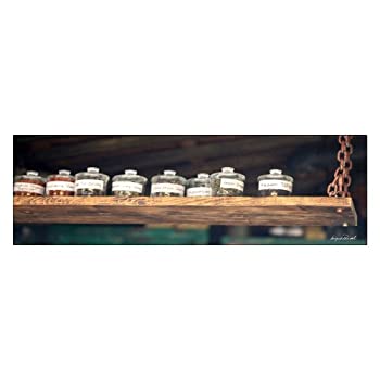 【中古】【輸入品・未使用】Miguel Paredes作 調味料、6 x 19インチ キャンバスウォールアート