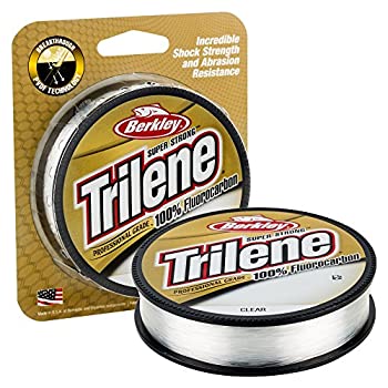 【中古】【輸入品・未使用】Berkley Trilene 釣り糸 フロロカーボン製ライン プロ仕様 スプール巻 25 lb./200 yd. クリア
