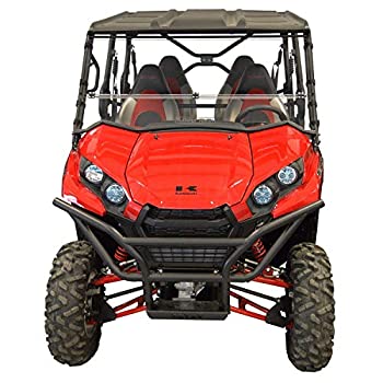 【中古】【輸入品・未使用】Kawasaki Teryx (2016年式以降) 完全落りたたみ式フロントガラス 傷防止 UTV究極の汎用性！フル、ハーフ、オフの3通りに使用できます。数秒以内