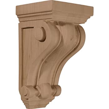 【中古】【輸入品・未使用】Ekena Millwork Devon 伝統的な木製コーベル 4%ﾀﾞﾌﾞﾙｸｫｰﾃ%W x 4%ﾀﾞﾌﾞﾙｸｫｰﾃ%D x 7 1/2%ﾀﾞﾌﾞﾙｸｫｰﾃ%H CORW04X04X07DERW-CASE-4 4
