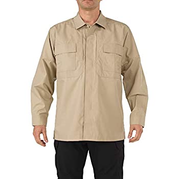 【中古】【輸入品・未使用】5.11 タクティカル リップストップ TDU長袖シャツ、TDUカーキ、4XL｜スカイマーケットプラス