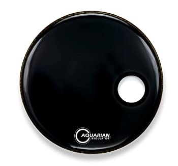 【中古】【輸入品・未使用】Aquarian Regulator 18インチスモールポートホールベースドラムヘッド - ブラック｜スカイマーケットプラス