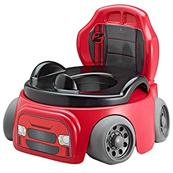 【中古】【インポート品・未当て嵌める】室内用便器形づくる レーサー 便器 1台2役 もの言う花用便座 車 お坊っちゃん