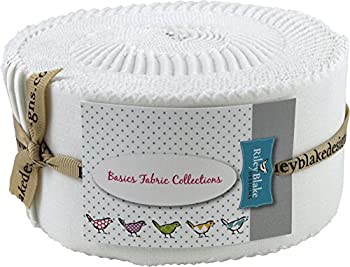 【中古】【輸入品・未使用】Confetti Cottons オフホワイト Rolie Polie 40 2.5インチ ストリップ ゼリーロール ライリー ブレイク RP-120-OFFWHITE-40
