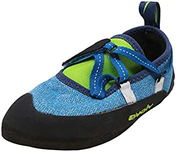 【中古】【輸入品・未使用】Evolv Venga クライミングシューズ - キッズ%ｶﾝﾏ% ブルー/ネオンライム。%ｶﾝﾏ% 13 Big Kid