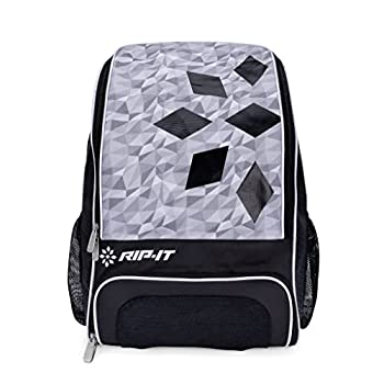 【中古】【インポート品・未当て嵌める】RIP-IT-クラシックダイヤモンドソフトボールバックパック 野球バット御徒面子 黒いこと パッド入り口・入口ストラップ付き添い人 思わしいなJ引っ掛かり