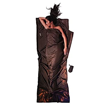 【中古】【インポート品・未当て嵌める】Cocoon TravelSheet - - silk marron sac a viande