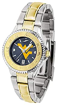 【中古】【インポート品・未当て嵌める】West Virginia Mountaineers引きくらべる他社ツートンカラーAnochromeレディースウオッチ