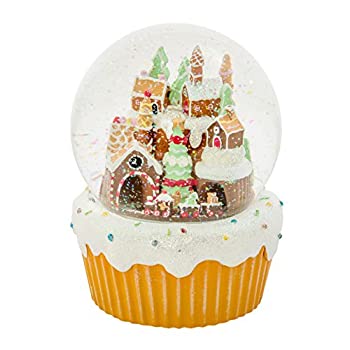 【中古】【輸入品・未使用】Roman - MUS 7%ダブルクォーテ% GINGERBREAD VILLAGE W/ ROTATING TRAIN 120MM DOME|スカイマーケットプラス