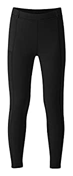 【中古】【輸入品・未使用】(X-Large%カンマ% BLACK) - Kerrits Kids Powerstretch Pocket Tight II