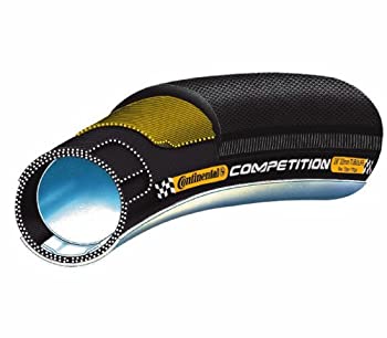 【中古】【インポート品・未当て嵌める】Continental(コンチネンタル) Competition 26%ﾀﾞﾌﾞﾙｸｫｰﾃ%x22粍 black-black 力くらべ チューブラーロードタイヤ 1本 中 0196141