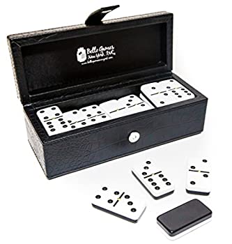 【中古】【輸入品・未使用】Flushing Meadows Double Six Professional Jumbo Size Two Tone Dominoes Set with Spinners