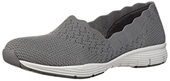 【中古】【輸入品・未使用】Skechers Women's Seager-STAT-Scalloped Collar%ｶﾝﾏ% Engineered Skech-Knit Slip-On-Classic Fit Loafer%ｶﾝﾏ% Gray%ｶﾝﾏ% 7.5 M US