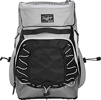 【中古】【インポート品・未当て嵌める】Rawlings R800 ファストピッチ ソフトボールバックパックバッグシリーズ 黒いこと