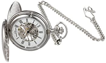 【中古】【輸入品・未使用】Charles-Hubert- Paris Brass Mechanical Double Cover Pocket Watch #3575-W｜スカイマーケットプラス