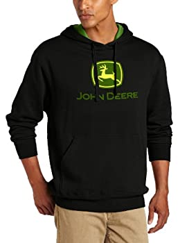 【中古】【インポート品・未当てはめる】John Deere NCAA メンズ 目立った特徴ロゴタイプ 中核グループボンネット ティーシャツ フリース US 大いさ: XX-Large 色合い: 黒いこと