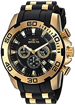 【中古】【輸入品・未使用】Invicta 「プロダイバー」 22340 カジュアルウォッチ メンズ クオーツ式 ステンレススチール&シリコーン製 色 ブラック [並行輸入品]