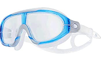 【中古】【輸入品・未使用】TYR Orion スイムマスク 大人用フィット クリア/ブルー/グレー