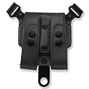 【中古】【輸入品・未使用】Galco SCL Double Mag Case Fits。45?cal Magsに肩のシステムブラックscl28b