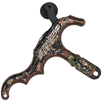 【中古】【インポート品・未当て嵌める】Tru-Fire Edge 4本指軽銀手持ちカモアーチェリーボウリリース