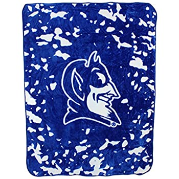 【中古】【輸入品・未使用】College Covers デュークブルーデビルズ 63 x 86 ソフトラッセルプラッシュスローブランケット
