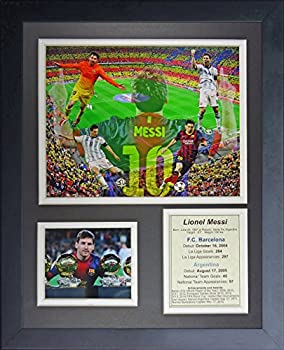 【中古】【輸入品・未使用】Legends Never Dieリオネル・メッシコラージュフォトフレーム、11?%ﾀﾞﾌﾞﾙｸｫｰﾃ% x 14?%ﾀﾞﾌﾞﾙｸｫｰﾃ%