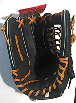 【中古】【輸入品・未使用】Akadema Prosoft Eliteシリーズ 野球内野手用グローブ ブラック/タン 右手用