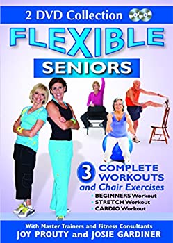 【中古】【輸入品・未使用】Flexible Seniors - 2 DVD Set with 3 Complete Workouts%ｶﾝﾏ% Chair Exercises%ｶﾝﾏ% Beginners Workout%ｶﾝﾏ% Stretch Workout%ｶﾝﾏ% Cardio Work｜スカイマーケットプラス
