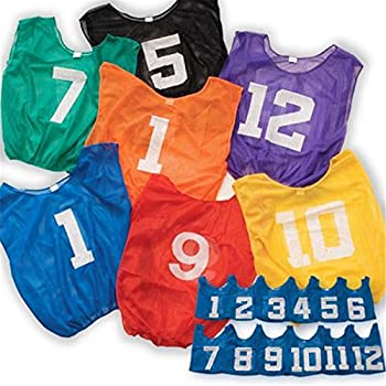 【中古】【インポート品・未当てはめる】BSN Numbered Scrimmage Vest パープル