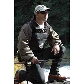 【中古】【輸入品・未使用】(Large Long) - Caddis Men's Green Neoprene Stocking Foot Wader