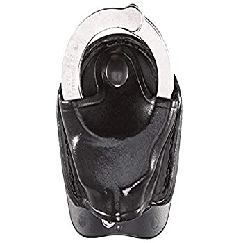 【中古】【輸入品・未使用】Aker Leather 607 D.M.S. (デュアルマウントシリーズ) 手錠ケース ブラック 標準的なチェーン手錠にフィット