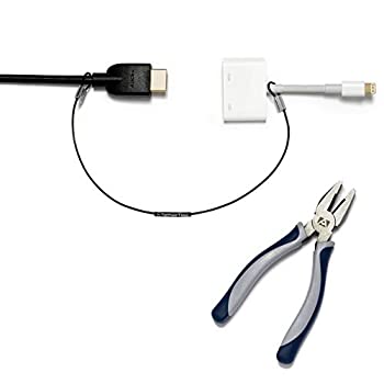 【中古】【輸入品・未使用】TetherTies コンピューター/アダプターのセキュリティーと盗難防止デバイス 組み立て済み 高速インストール 30-Pack-Black ブラック TT-30-Pack-