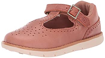 【中古】【インポート品・未当て嵌める】Stride Rite キッズ SRT Nell Mary Jane 平ったい US 大きさ: 9 Toddler 色つや: 赤銅色