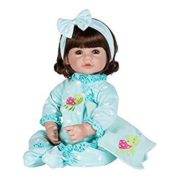 【中古】【輸入品・未使用】Adora 幼児用人形 スリーピータートル ジャージーニット 刺繍パジャマ フリース ブランケット ブルー 20インチ