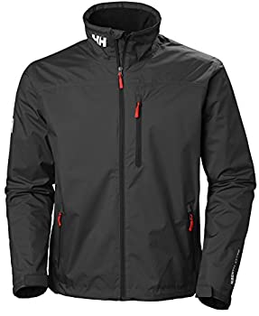 【中古】【インポート品・未当て嵌める】Helly Hansenメンズクルーミッドレイヤー雨合羽上衣-雨合羽性、防風性 出どころ、フリース裏地付き添い人襟付き添い人フルジップジャケット コート・ジャケット-メンズファッション