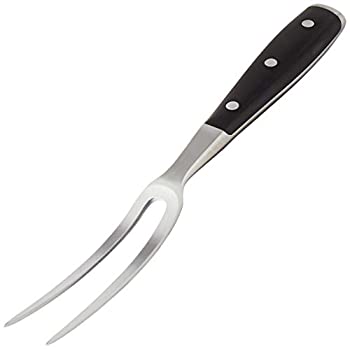 【中古】【輸入品・未使用】WUSTHOF クラシックアイコン 精密鍛造高炭素ステンレススチール ドイツ製 6インチ カーブした肉フォーク フルタングハンドル ダブルボルスター付
