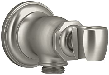 【中古】【輸入品・未使用】KOHLER K-72797-BN Artifacts 壁掛けハンドシャワーホルダーとサプライエルボ、鮮やかなブラッシュドニッケル|スカイマーケットプラス