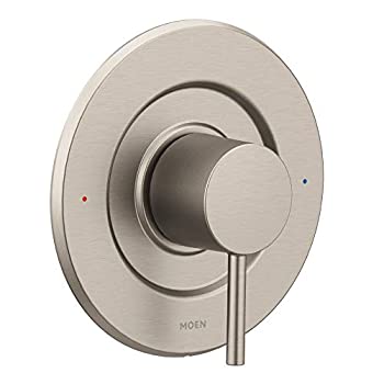 【中古】【インポート品・未当て嵌める】Moen T2191BN 並ばす ポジ気温翦断応力平衡にする 今めかしい 湯ぶねとシャワーバルブトリムキットバルブが止むを得ず 無光沢Ｎｉ 0.5 その他-インテリア・寝具・収納