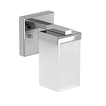 【中古】【インポート品・未当てはめる】Moen YB8861CH 90度 1ともし火 デュアルマウント 風呂場 洗面かざり付ける台物の具 無光沢玻璃 Cr