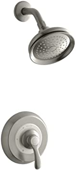 【中古】【インポート品・未当て嵌める】Kohler TS12014-4-BN K-TS12014-4-BN Fairfax Rite-Tempシャワーバルブトリム 生き肝手持ち部分と2.5gpmシャワー頂点付き添い人 晴れ晴れしいな無光沢ニッ インテリア・寝具・収納-その他