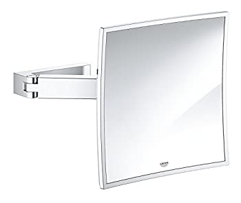 【中古】【輸入品・未使用】Grohe 40808000 セレクション キューブ コスメティック ミラー スターライト クローム|スカイマーケットプラス